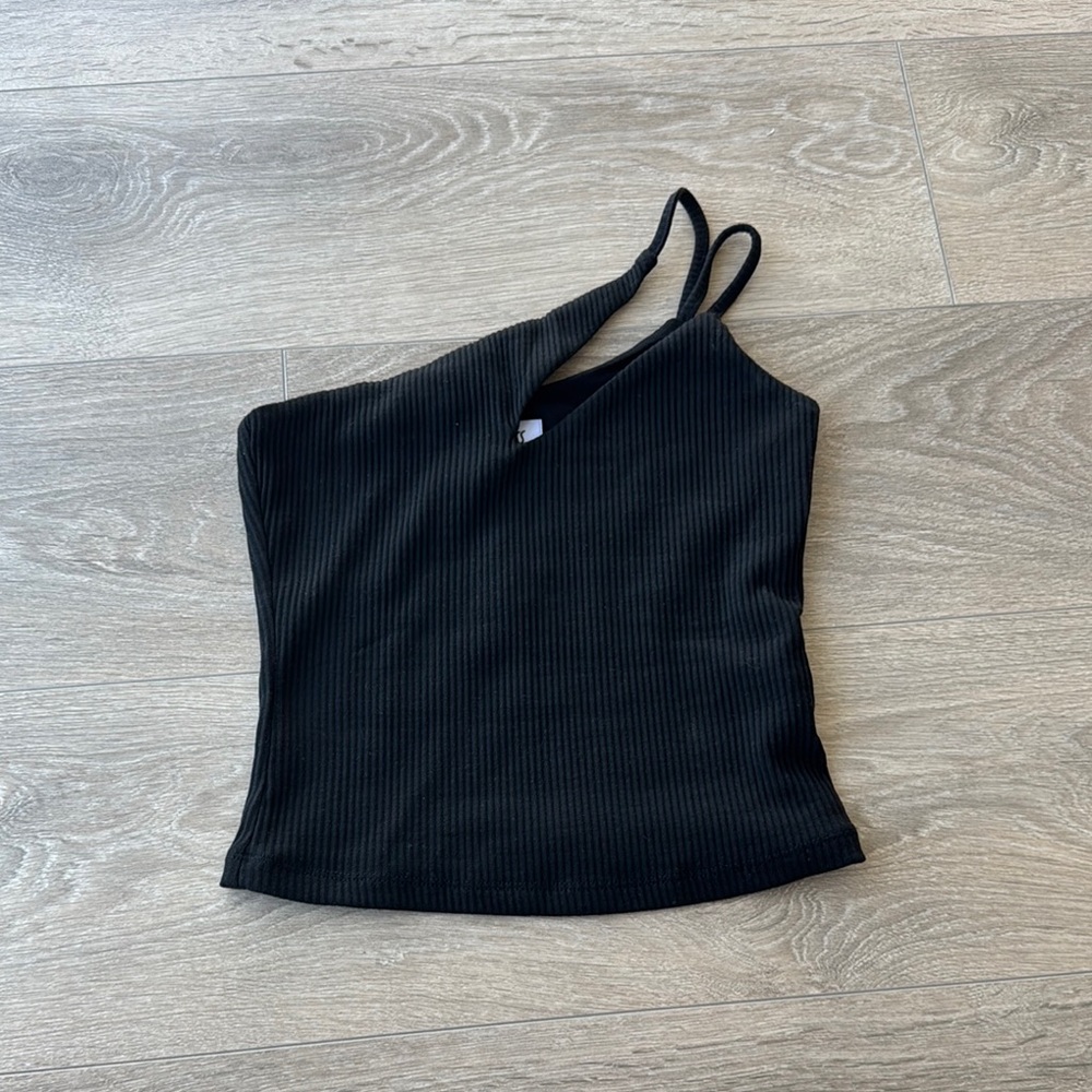 Black Ribbed Women's Top - Princess Polly